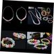 Дитячий набір для творчості та рукоділля Urbankit Beads Set 450+ Бусини, бісер, кристали, сердечки для виготовлення браслетів, прикрас, кольє, біжутерії (MUSH3V) - зображення 6