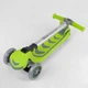 Детский самокат Best Scooter 46987. Складной алюминиевый руль, PU колеса с подсветкой. Салатовый - изображение 5