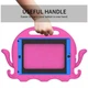 Противоударный детский чехол STR EVA для iPad Pro 10.5 (2017) осьминог Pink - изображение 4