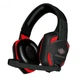Провідні комп'ютерні навушники DEEPBASS X12 Black_Red - зображення 1