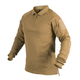 Футболка Polo Helikon-Tex RANGE з довгими рукавами, Coyote S/Regular (PD-RNG-TC-11) - зображення 1