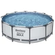 Бассейн каркасный Bestway 56418 366 х 100 см + фильтр-насос + лестница - изображение 1