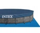 Каркасный бассейн Intex 26744, 549 x 122 см +фильтр-насос + лестница + тент + подстилка - изображение 2
