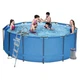 Каркасный бассейн Bestway 56420 366х122 см, фильтр-насос + тент + лестница - изображение 6