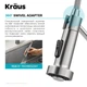 Змішувач для кухні Kraus KFF-1610SFACB - зображення 6