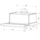Витяжка Minola HTLS 6234 BL 700 LED GLASS - зображення 9