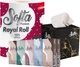 Набір Softa Мікс Серветки сухі Black+ рушник Royal Roll+Хустинки паперові (2000998940164) - зображення 1
