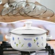 Набір емальованих каструль UNIQUE з кришками 5 штук White - зображення 6
