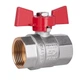 Кран кульовий SD Plus 1" ВР для води (метелик) SD602NW25PN40 - зображення 1