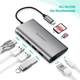 USB-хаб Ugreen CM121 9-in-1 MultiPort Adapter Gray (50538) - зображення 4
