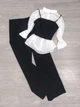 Класичний костюм Трійка 40-42 XS Чорний 3170 - изображение 1