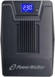 UPS PowerWalker VI 1500 SCL FR 1500VA (900W) Black - obraz 2