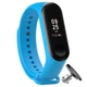 Силиконовый ремешок MRK для фитнес браслета Xiaomi Mi Band 4/3 Голубой с металлической кнопкой (mrk21042042) - изображение 1