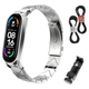 Ремінець MiJobs V-shape металевий для Xiaomi Mi Band 5/6/4/3 Silver (mrk0002) - зображення 3