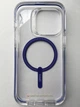 Чехол прозрачный противоударный Gear4 Piccadilly MagSafe Case для Apple Iphone 14 Pro (6.1") Periwinkle Clear - изображение 4