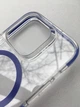 Чехол прозрачный противоударный Gear4 Piccadilly MagSafe Case для Apple Iphone 14 Pro (6.1") Periwinkle Clear - изображение 6
