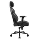 Крісло ігрове NxSys Aero Black, дихаюча екошкіра, сталевий каркас - зображення 5
