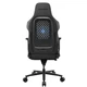 Крісло ігрове NxSys Aero Black, дихаюча екошкіра, сталевий каркас - зображення 7