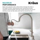 Смеситель для кухни Kraus KPF-2821MB - изображение 8