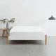 Простынь на резинке Cosas WHITE / GREY Ранфорс 180х200х30 2 шт (2200000048288) - изображение 3