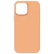 Силиконовый чехол для Apple iPhone 15 Pro Max, ICON2 Case, Оранжевый, противоударный, панель, защита всего корпуса, матовая поверхность Soft Touch, выступает над дисплеем, совместим с защитными стеклами и пленками, с микрофиброй - изображение 1