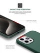 Силиконовый чехол для Apple iPhone 15 Pro Max, ICON2 Case, Зеленый, противоударный, панель, защита всего корпуса, матовая поверхность Soft Touch, выступает над дисплеем, совместим с защитными стеклами и пленками, с микрофиброй - изображение 5