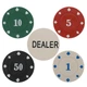 Набор для покера в металлической коробке 80 фишек SP-Sport Poker Club 8655 - изображение 3