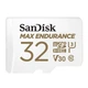 Карта пам'яті microSDHC (UHS-1 U3) SanDisk Max Endurance 32Gb class 10 V30 (100Mb/s) (adapterSD) (SDSQQVR-032G-GN6IA) - изображение 4