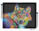 Алмазная вышивка алмазная мозаика Красочный Волк 30x40 OG00128SS - изображение 2