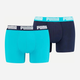 Komplet męskich majtek 2 sztuki Puma Basic Boxer 2P 90682310 S Granatowy (8718824609829) - obraz 1