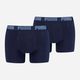 Набір чоловічих трусів 2 штуки Puma Basic Boxer 2P 90682333 M Темно-синій (8718824907963) - зображення 1