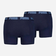 Komplet męskich majtek 2 sztuki Puma Basic Boxer 2P 90682333 L Ciemnogranatowy (8718824907970) - obraz 2