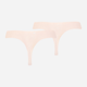 Набор жіночих трусиків-стрінгів 2 штуки Puma Women Seamless String 2P Hang 93502103 L Рожевий (8720245039635) - зображення 2