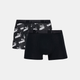 Набір чоловічих трусів 2 штуки Puma Men Aop Boxer 2P 93505401 M Чорний (8720245044943) - зображення 1