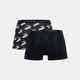 Набір чоловічих трусів 2 штуки Puma Men Aop Boxer 2P 93505401 M Чорний (8720245044943) - зображення 2