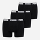 Komplet męskich majtek 3 sztuki Puma Men Everyday Boxer 3P 93529401 S Czarny (8720245134675) - obraz 1