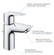 Набор смесителей GROHE QuickFix Precision Flow UA202503TS (24196001+34800001) - изображение 14