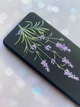Матовий чорний чохол на iPhone 11 Pro Max Гілочки лаванди (принт 266) - зображення 2