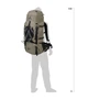 Рюкзак туристичний Naturehike NH70B070-B 70 л + 5 л Світло-коричневий (6975641887461) - зображення 11