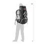 Рюкзак туристичний Naturehike NH70B070-B 70 л + 5 л Чорний (6975641887485) - зображення 3