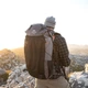 Рюкзак туристический Naturehike Rock NH19BP095 60 л + 5 л Графит в клетку (6927595761649) - изображение 8