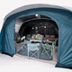 Туристическая Палатка с Тамбуром QUECHUA Пятиместная Двухкомнатная ARPENAZ FRESH&BLACK 5.2 F&B Водонепроницаемая - изображение 4