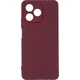 Чохол Fiji Full Soft Premium для Realme C51 (RMX3830) протиударний бампер з мікрофіброю Bordo - зображення 2