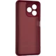Чохол Fiji Full Soft Premium для Realme C51 (RMX3830) протиударний бампер з мікрофіброю Bordo - зображення 3