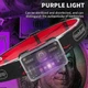 Ліхтар на чоло M-006-XPG+8SMD+4SMD(white+red+green+blue+UV), Motion Sensor, Li-Ion акумулятор, ЗП Type-C, Box - зображення 5