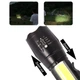 Фонарь W601-XPE(red)+COB(white), Li-Ion аrкумулятор, ЗУ microUSB, zoom, Box - изображение 3