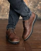 Мужские броги LEGESSY ONYX CHOCOLATE 41 - изображение 3