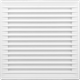 Решітка вентиляційна пластикова AirRoxy AKUSzS 170x170 діаметр 150 white біла 02-244 - зображення 1