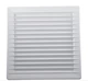 Решетка вентиляционная пластиковая AirRoxy AKUSzS 170x170 диаметр 125 white белая 02-247 - изображение 1