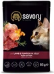 Промо набор упаковка влажного корма для котят Savory Kitten 3+1 ягненок с тыквой в желе 85 г х 4 шт. (2700000032824) - изображение 5